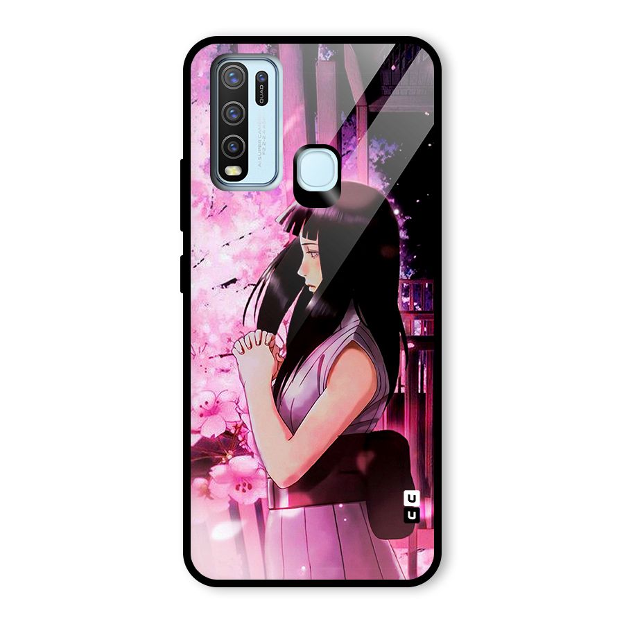 Hinata Preys Glass Back Case for Vivo Y50