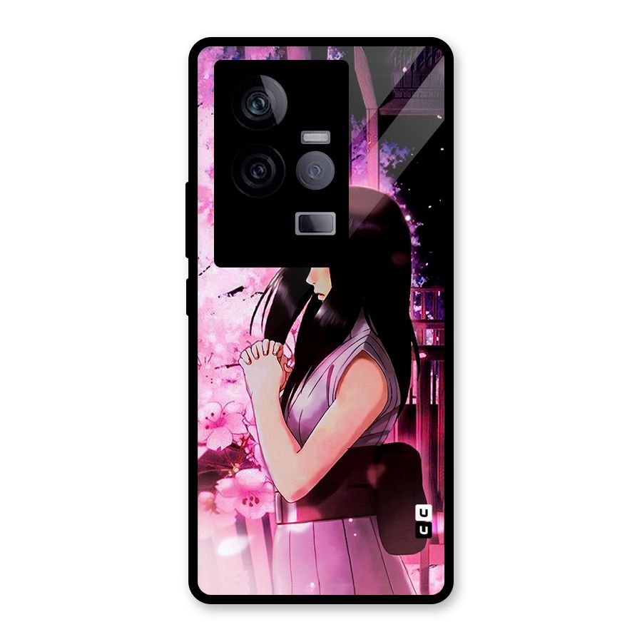 Hinata Preys Glass Back Case for Vivo iQOO 11 5G