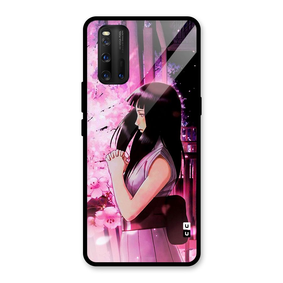 Hinata Preys Glass Back Case for Vivo iQOO 3