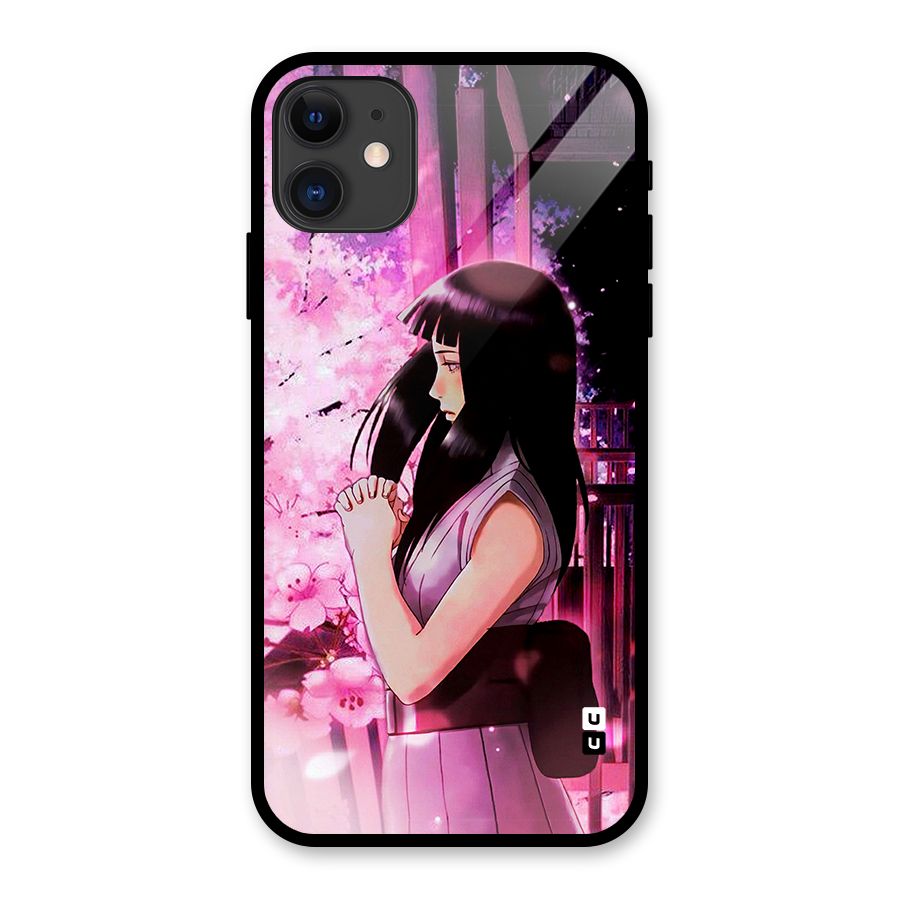 Hinata Preys Glass Back Case for iPhone 11