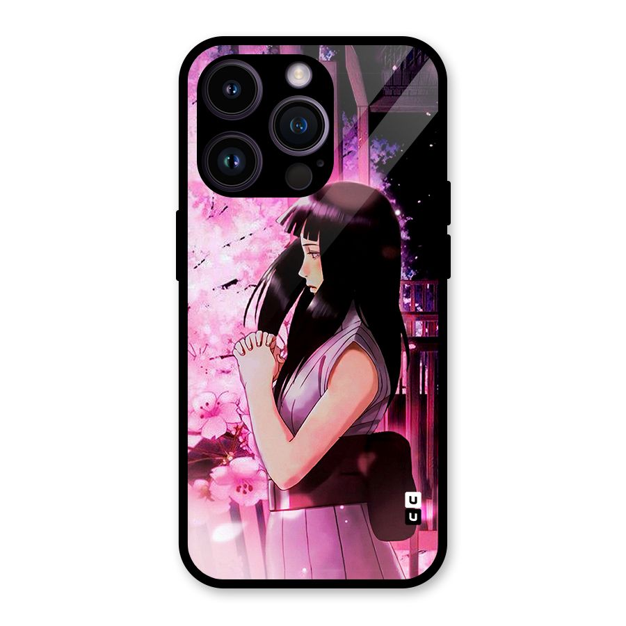 Hinata Preys Glass Back Case for iPhone 14 Pro