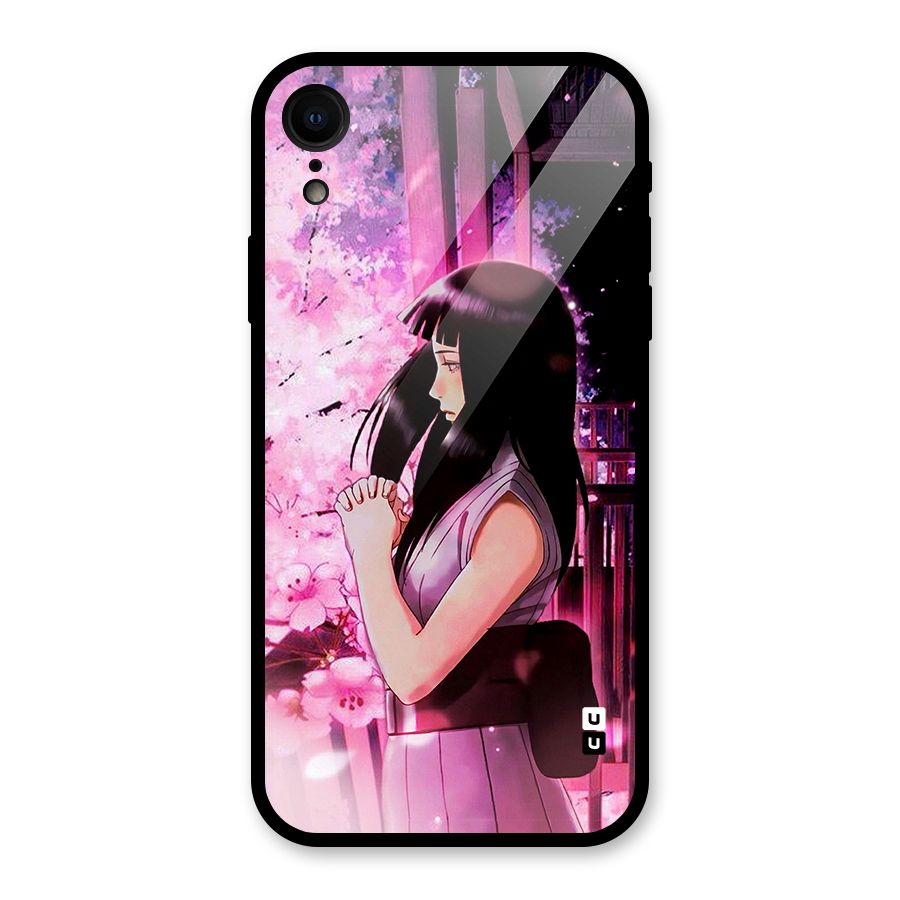 Hinata Preys Glass Back Case for iPhone XR