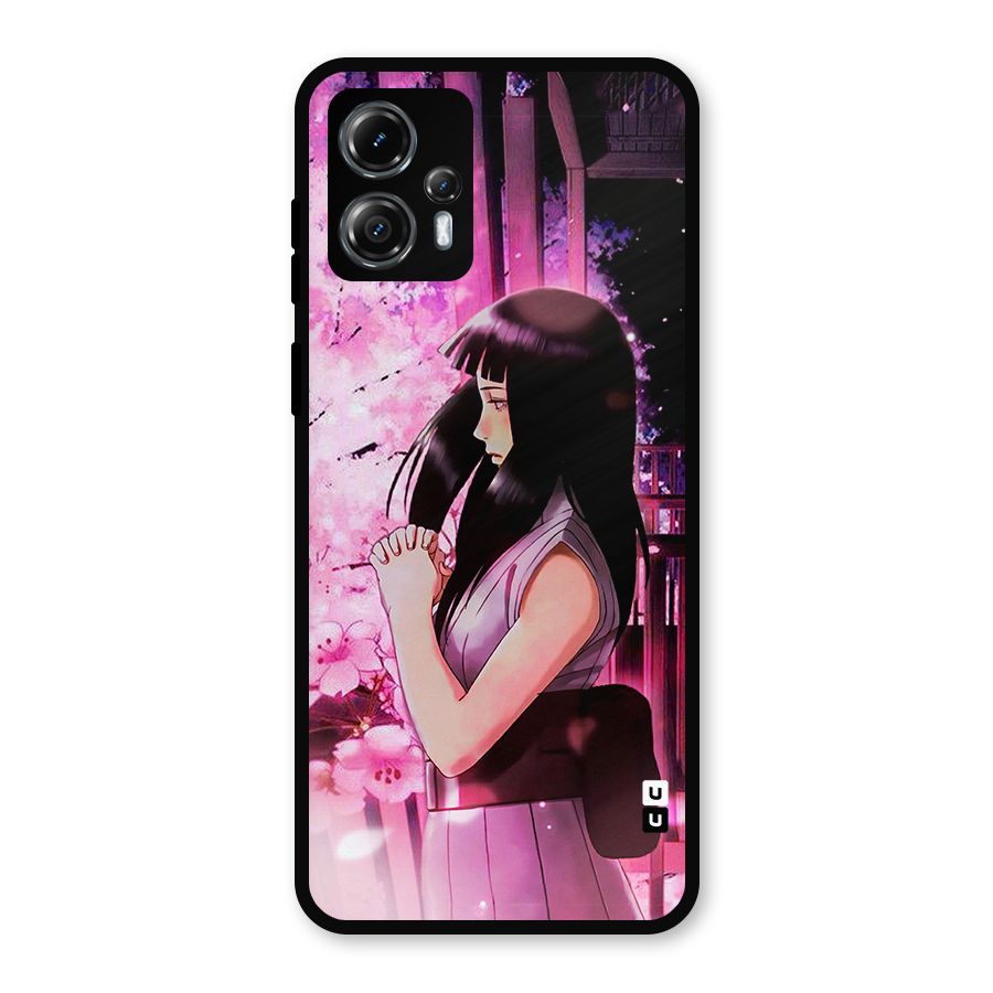Hinata Preys Metal Back Case for Moto G13