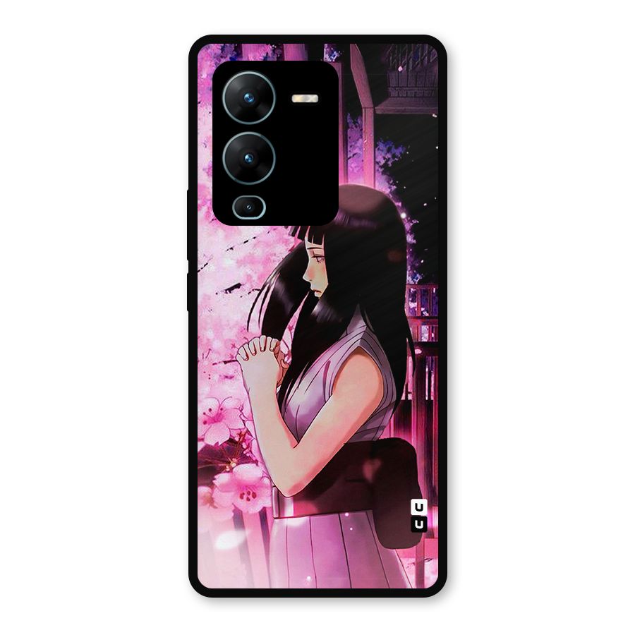 Hinata Preys Metal Back Case for Vivo V25 Pro