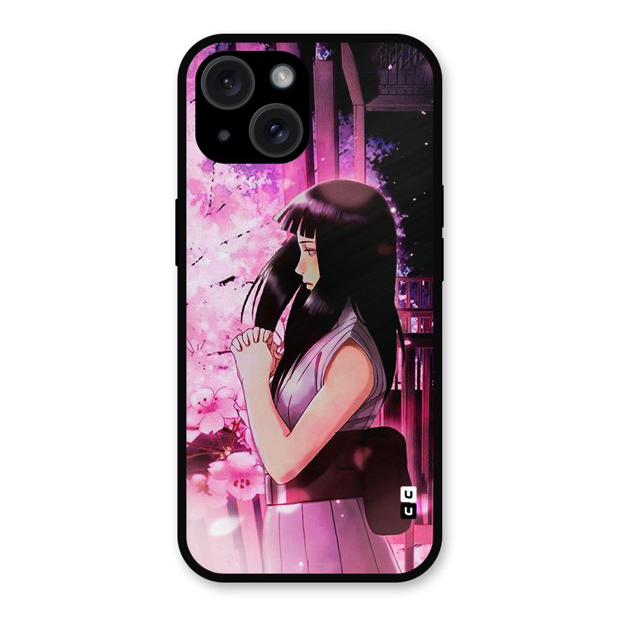 Hinata Preys Metal Back Case for iPhone 15