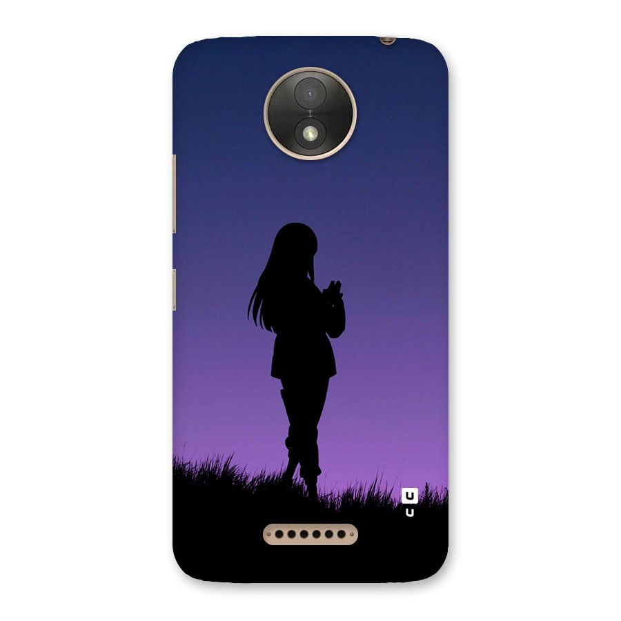 Hinata Shadow Back Case for Moto C Plus