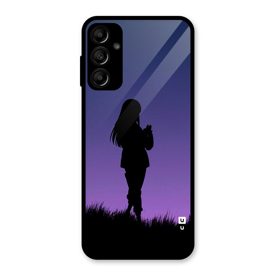 Hinata Shadow Glass Back Case for Galaxy A14 5G
