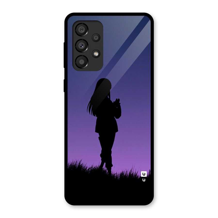 Hinata Shadow Glass Back Case for Galaxy A33 5G
