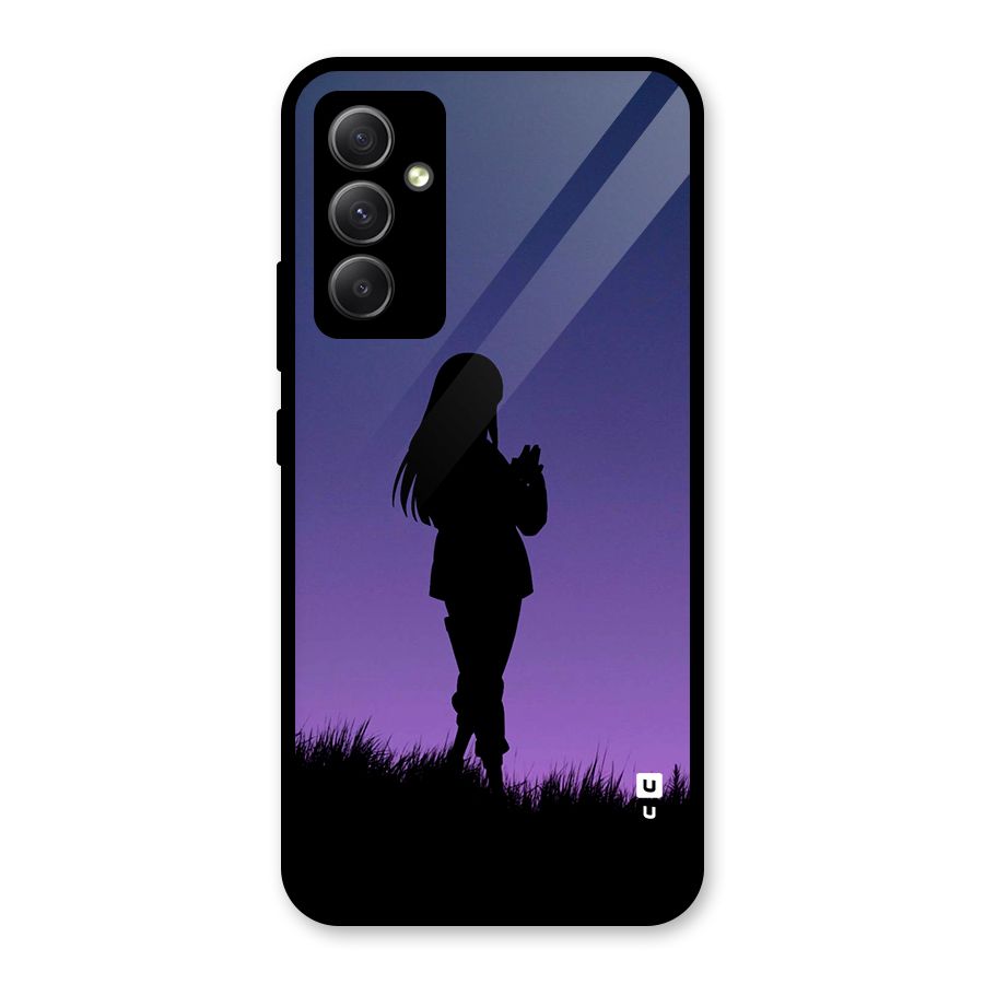 Hinata Shadow Glass Back Case for Galaxy A34