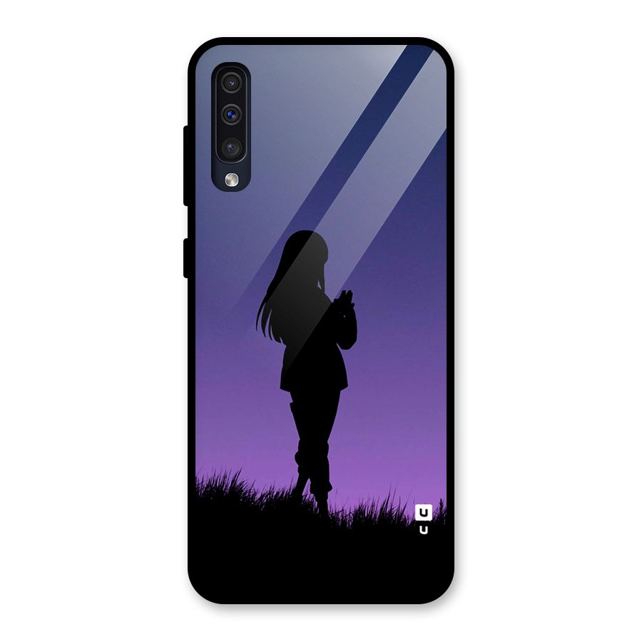 Hinata Shadow Glass Back Case for Galaxy A50