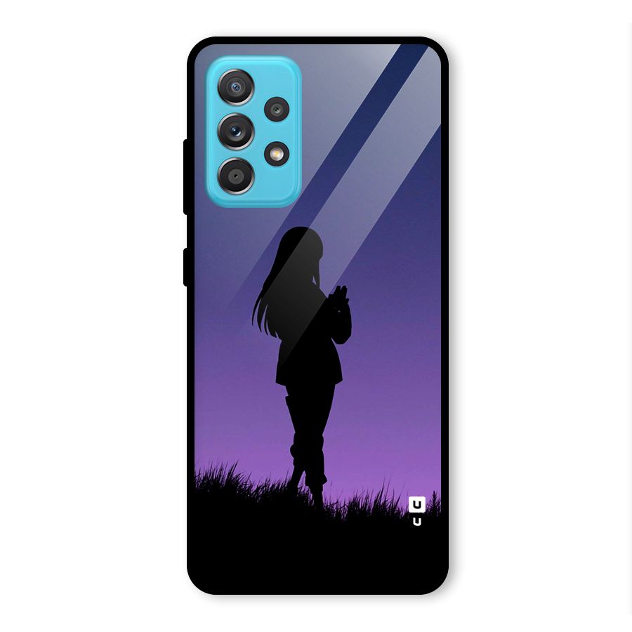 Hinata Shadow Glass Back Case for Galaxy A52