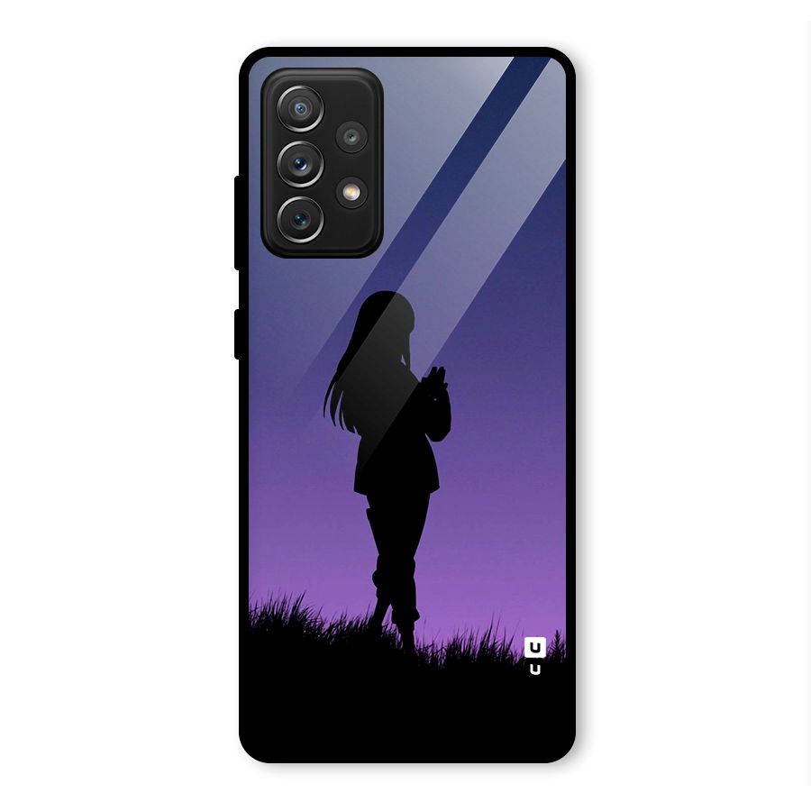 Hinata Shadow Glass Back Case for Galaxy A72