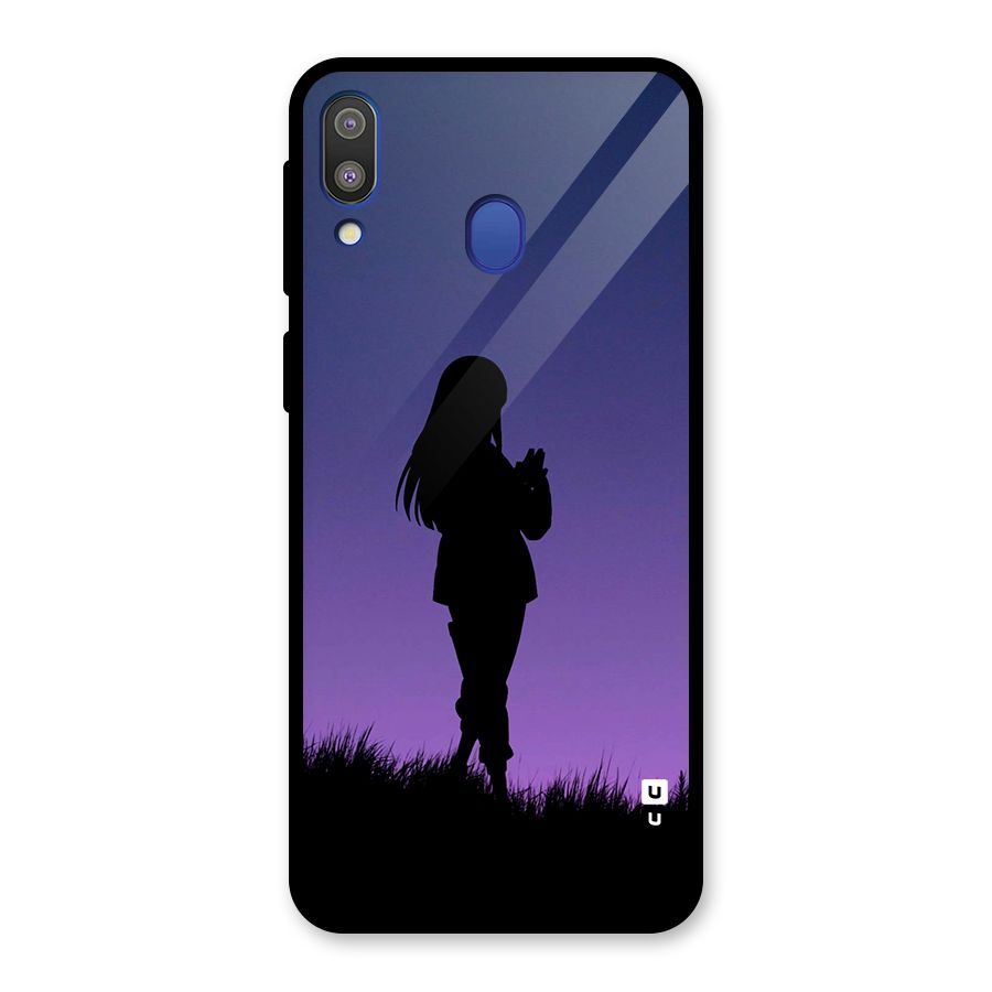 Hinata Shadow Glass Back Case for Galaxy M20