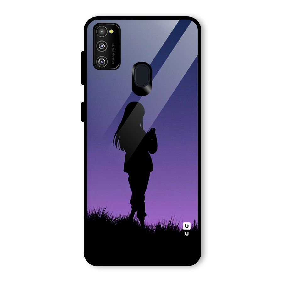 Hinata Shadow Glass Back Case for Galaxy M30s