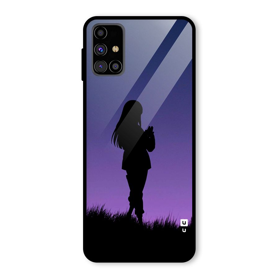 Hinata Shadow Glass Back Case for Galaxy M31s