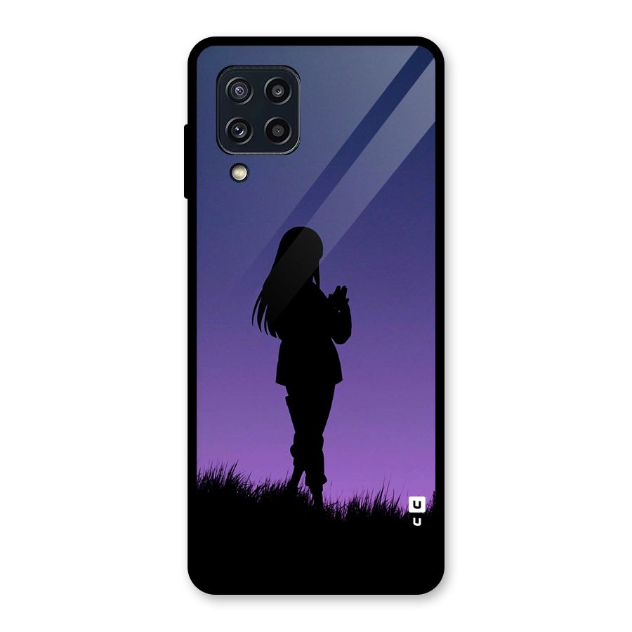 Hinata Shadow Glass Back Case for Galaxy M32