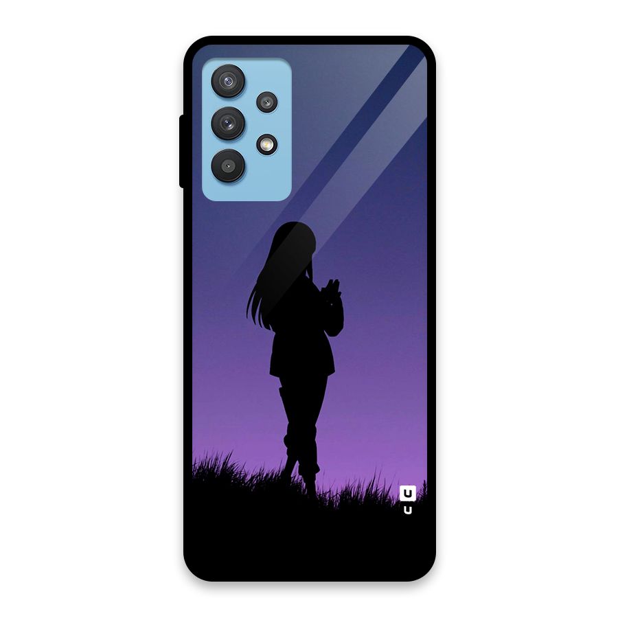 Hinata Shadow Glass Back Case for Galaxy M32 5G