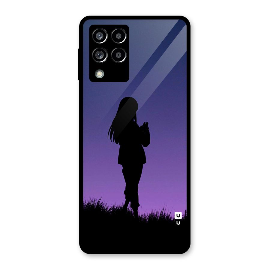 Hinata Shadow Glass Back Case for Galaxy M53 5G