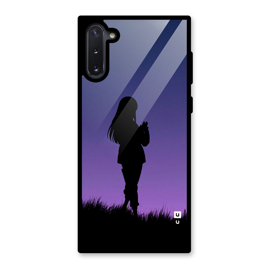Hinata Shadow Glass Back Case for Galaxy Note 10