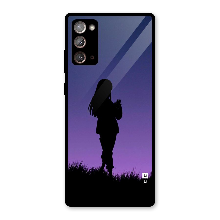 Hinata Shadow Glass Back Case for Galaxy Note 20