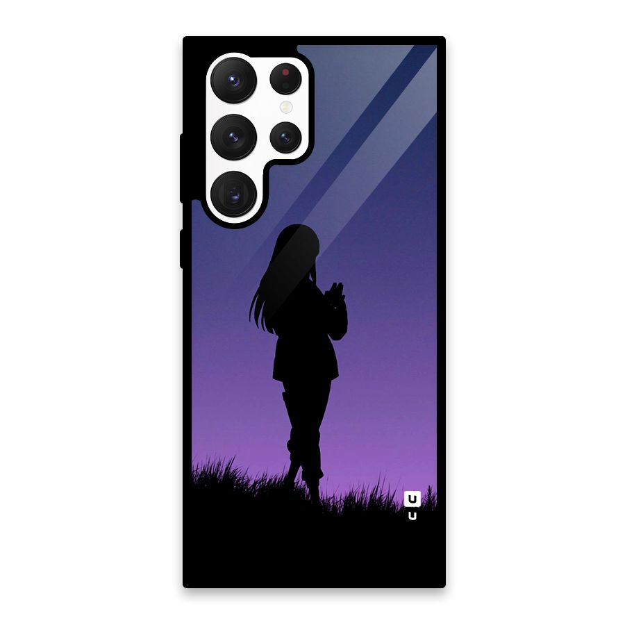 Hinata Shadow Glass Back Case for Galaxy S22 Ultra 5G