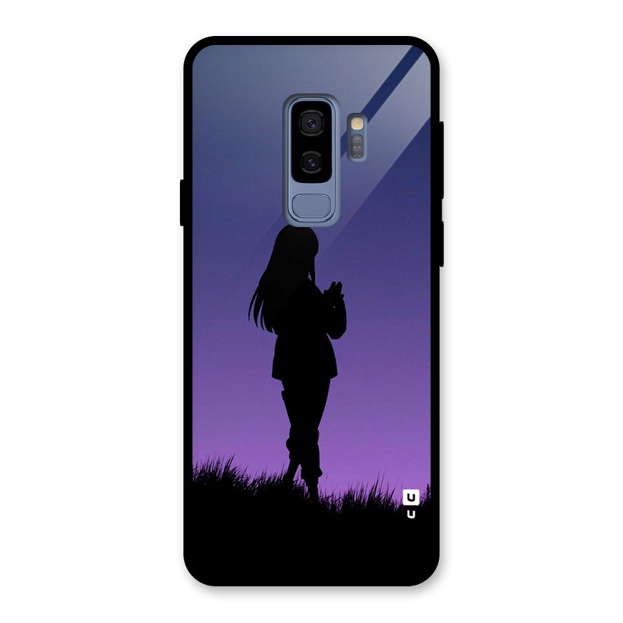 Hinata Shadow Glass Back Case for Galaxy S9 Plus