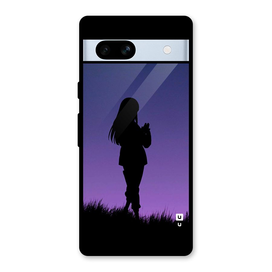 Hinata Shadow Glass Back Case for Google Pixel 7a