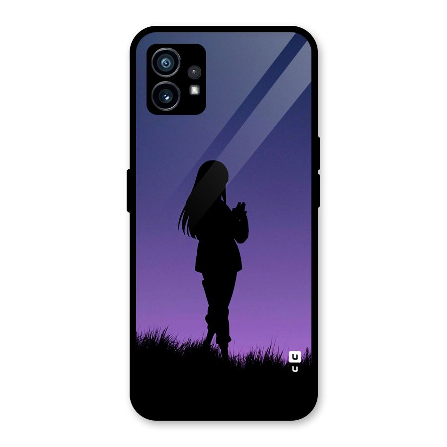 Hinata Shadow Glass Back Case for Nothing Phone 1