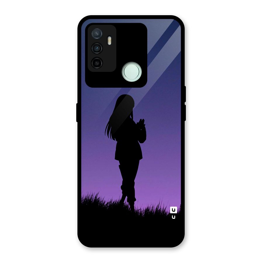 Hinata Shadow Glass Back Case for Oppo A53