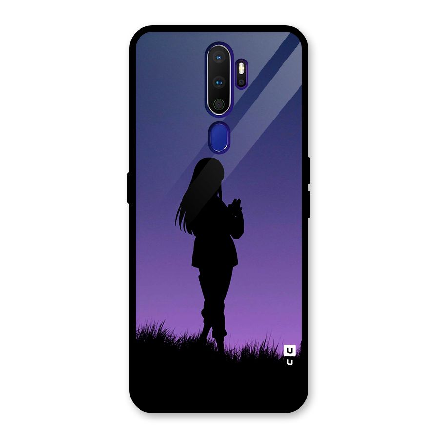 Hinata Shadow Glass Back Case for Oppo A9 (2020)