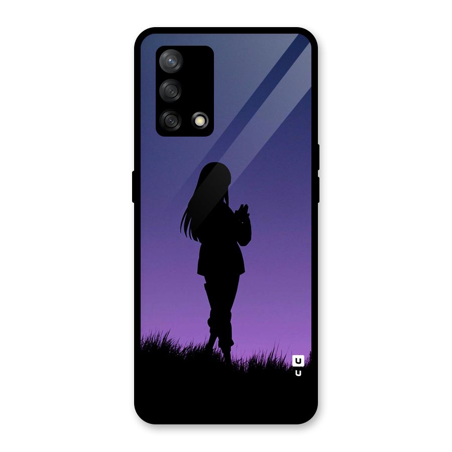 Hinata Shadow Glass Back Case for Oppo F19