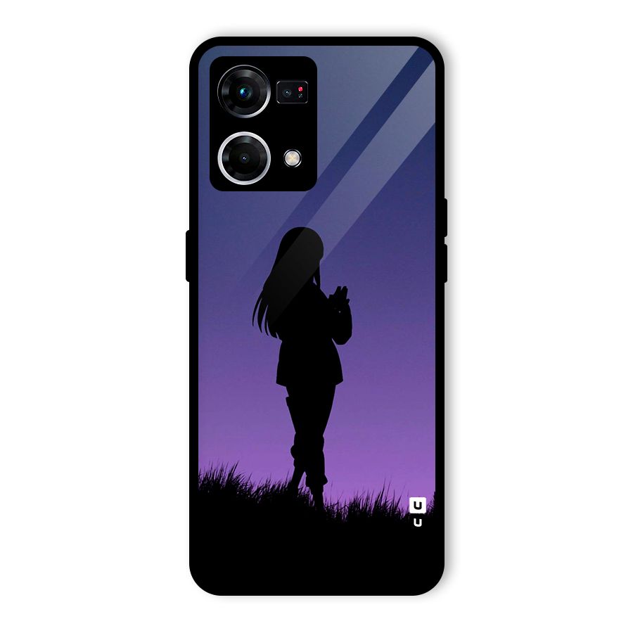 Hinata Shadow Glass Back Case for Oppo F21 Pro 5G