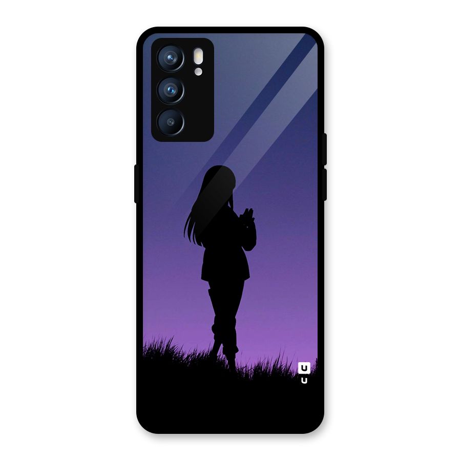 Hinata Shadow Glass Back Case for Oppo Reno6 5G