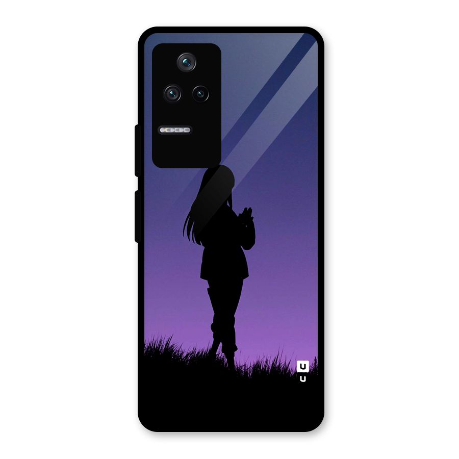 Hinata Shadow Glass Back Case for Poco F4 5G