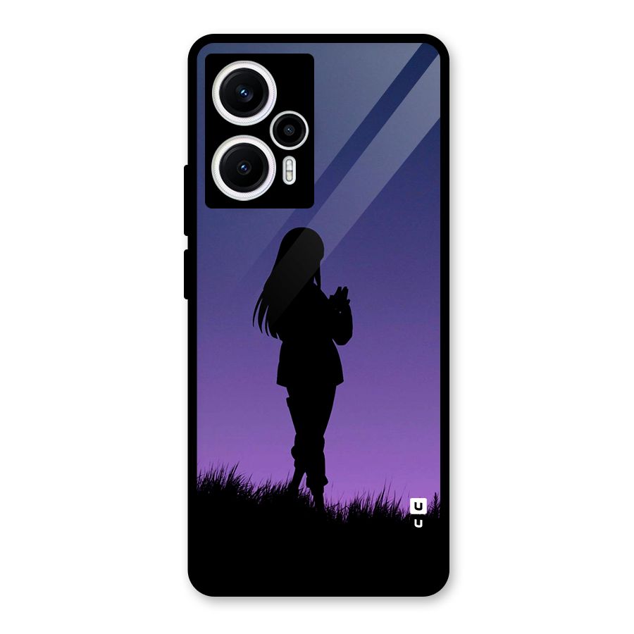 Hinata Shadow Glass Back Case for Poco F5