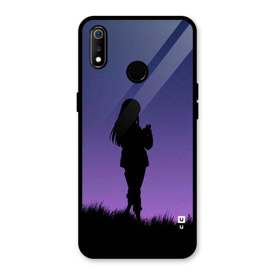 Hinata Shadow Glass Back Case for Realme 3i