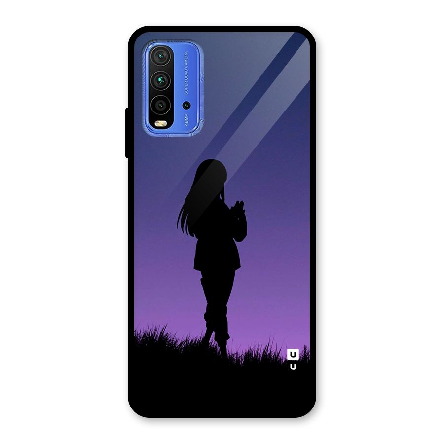 Hinata Shadow Glass Back Case for Redmi 9 Power