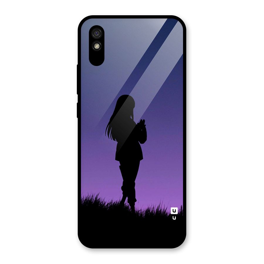 Hinata Shadow Glass Back Case for Redmi 9i