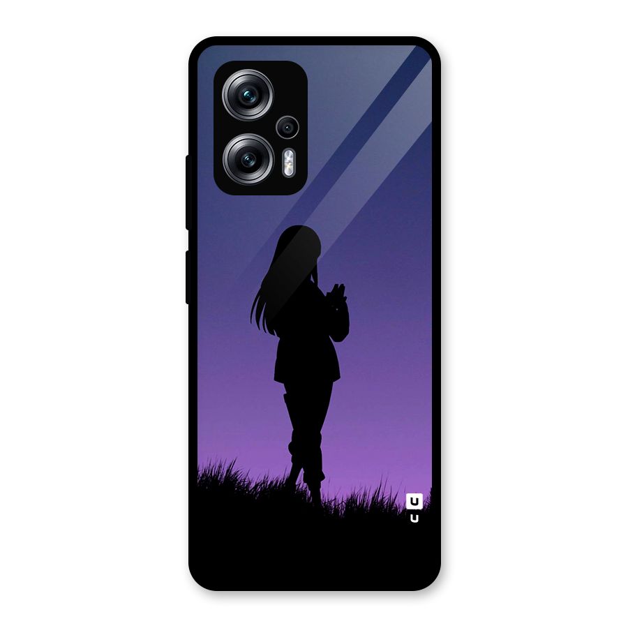 Hinata Shadow Glass Back Case for Redmi K50i