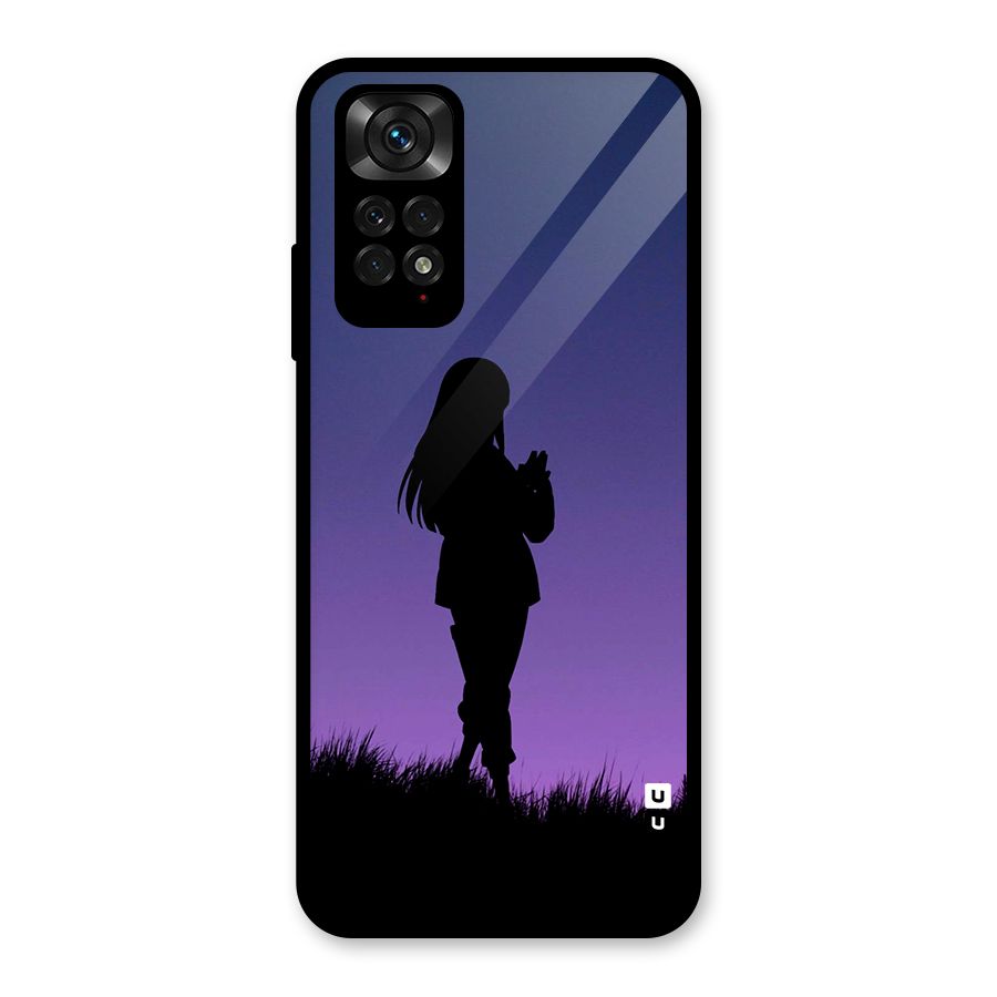 Hinata Shadow Glass Back Case for Redmi Note 11