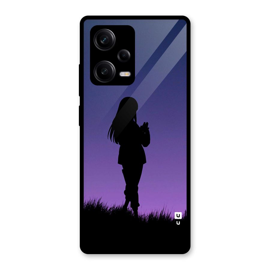 Hinata Shadow Glass Back Case for Redmi Note 12 Pro