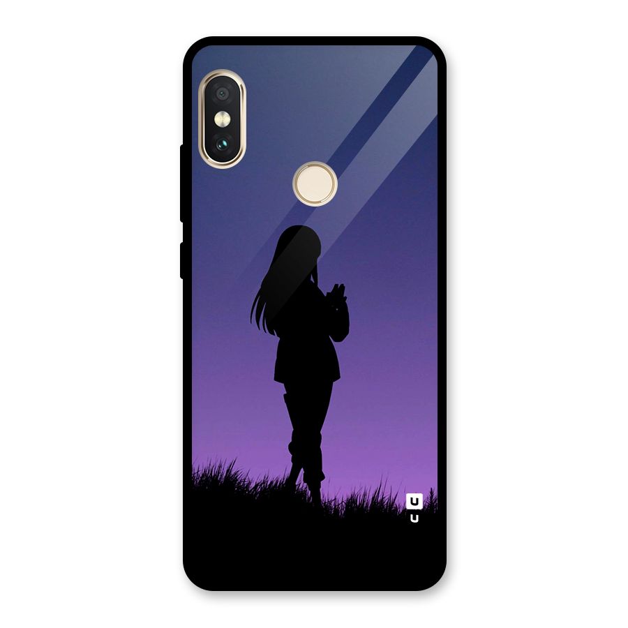 Hinata Shadow Glass Back Case for Redmi Note 5 Pro