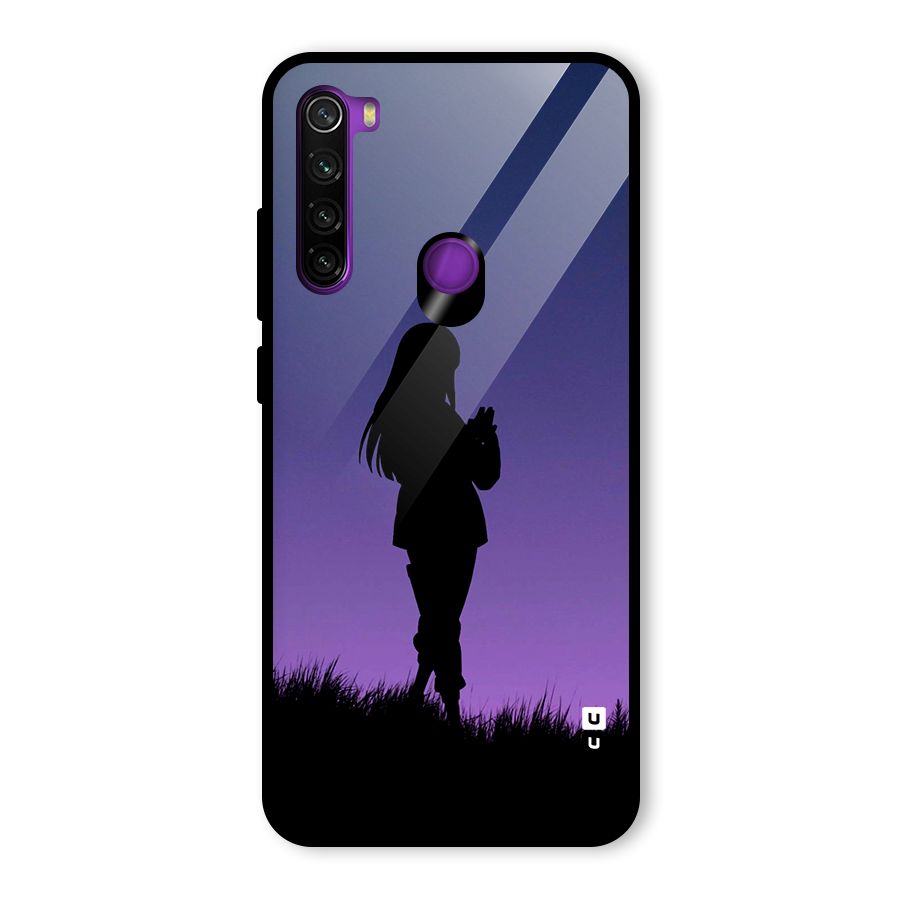 Hinata Shadow Glass Back Case for Redmi Note 8
