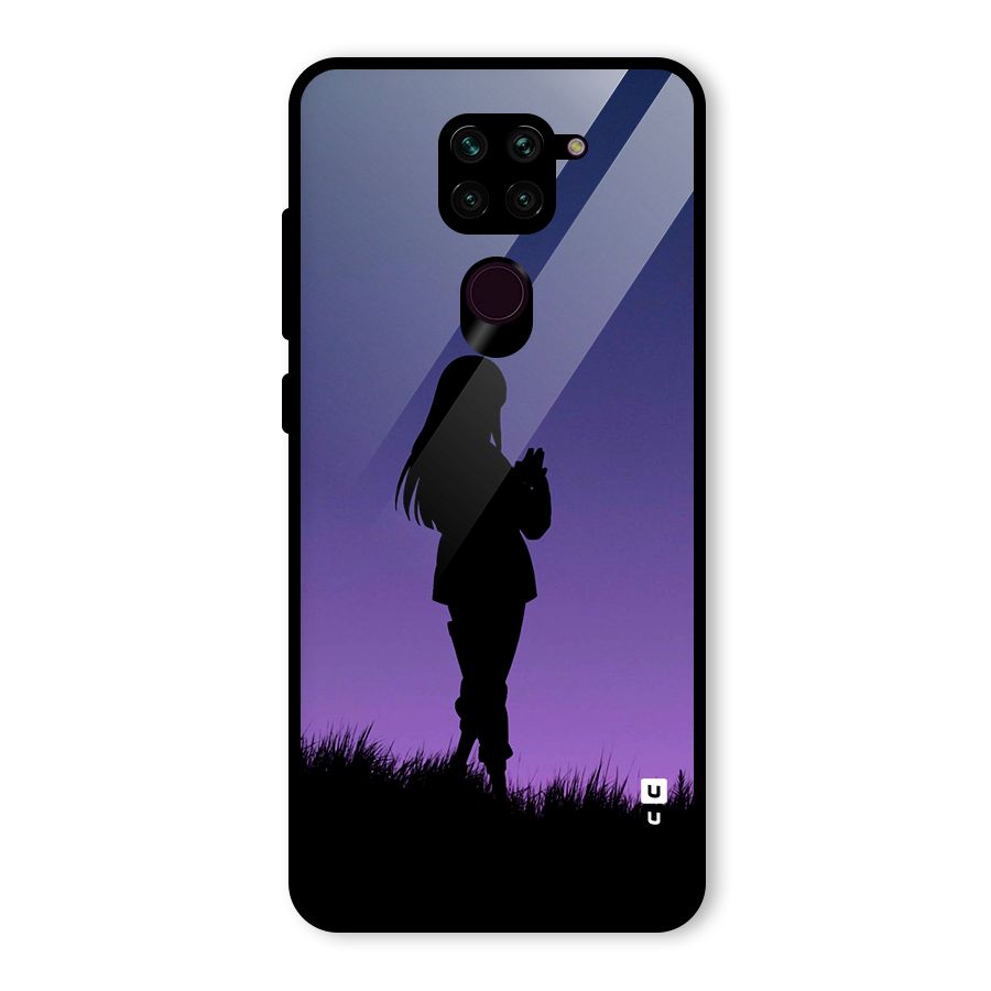 Hinata Shadow Glass Back Case for Redmi Note 9
