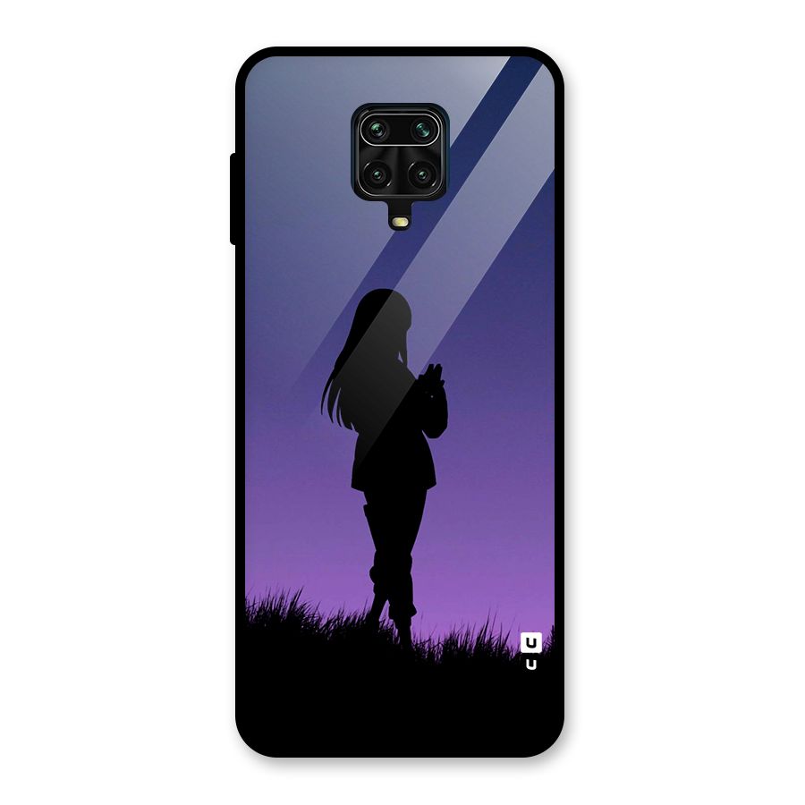 Hinata Shadow Glass Back Case for Redmi Note 9 Pro