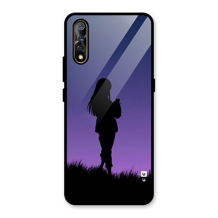 Hinata Shadow Glass Back Case for Vivo S1