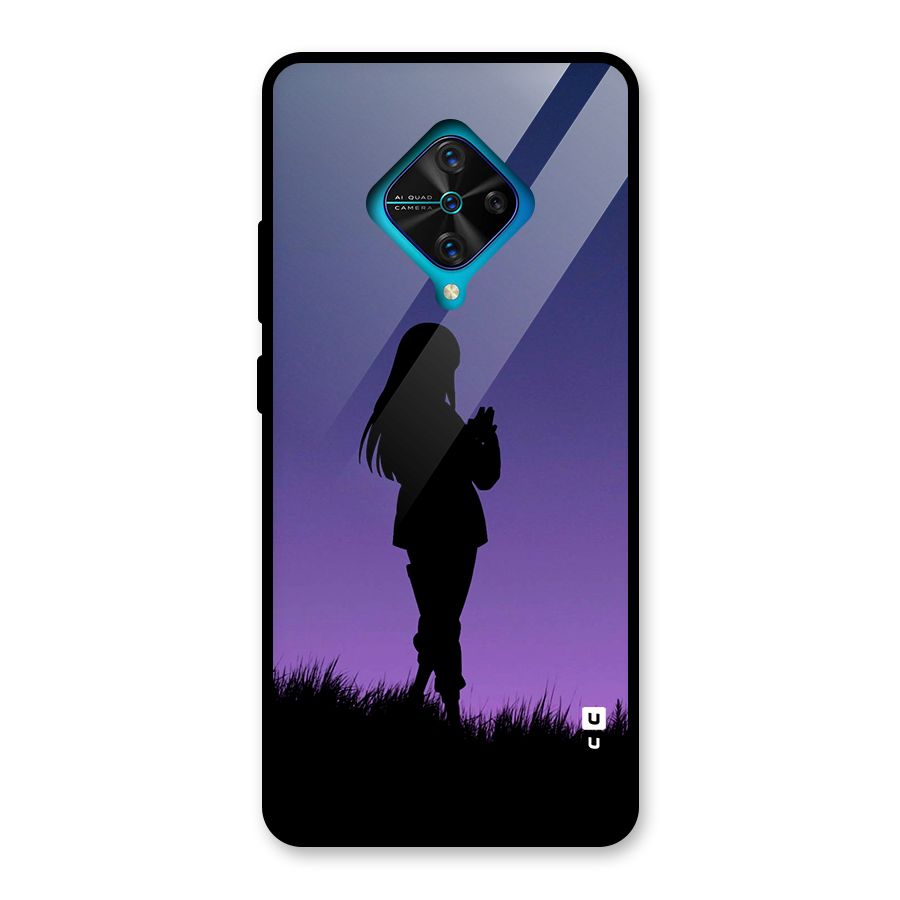 Hinata Shadow Glass Back Case for Vivo S1 Pro