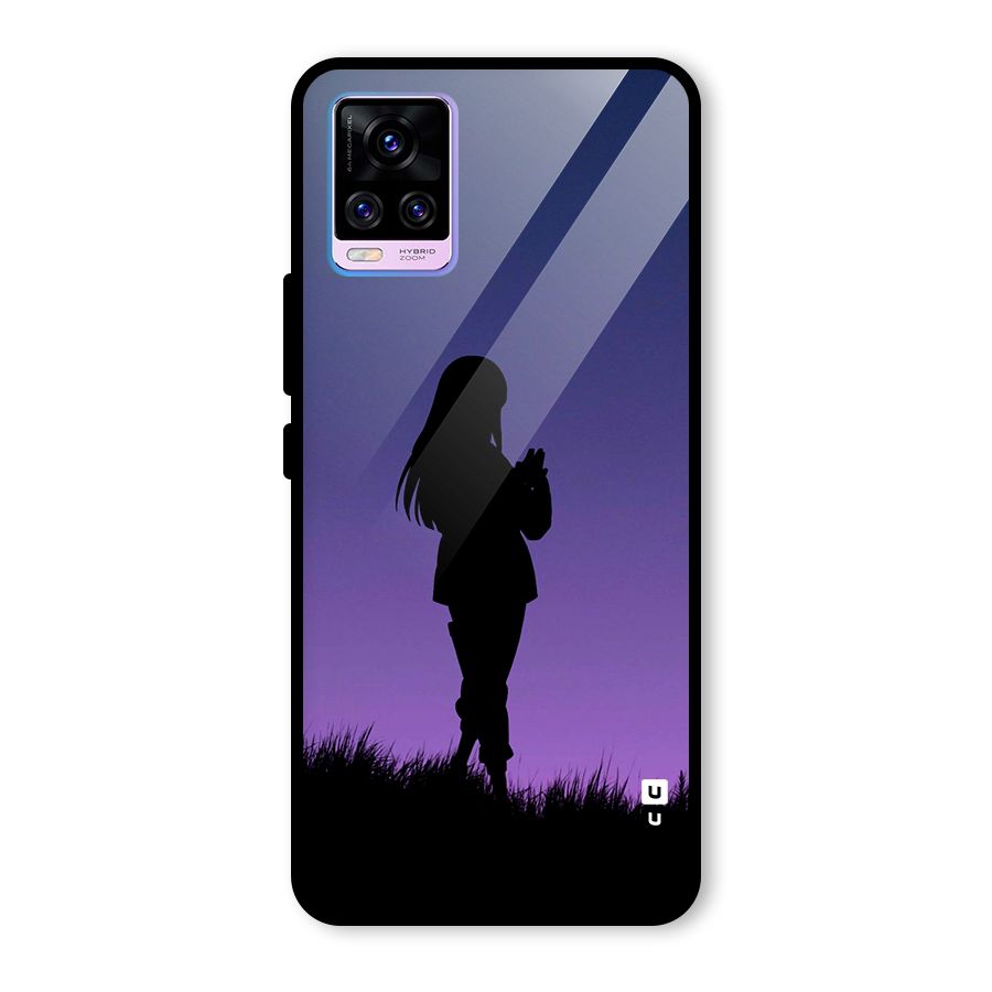 Hinata Shadow Glass Back Case for Vivo V20 Pro