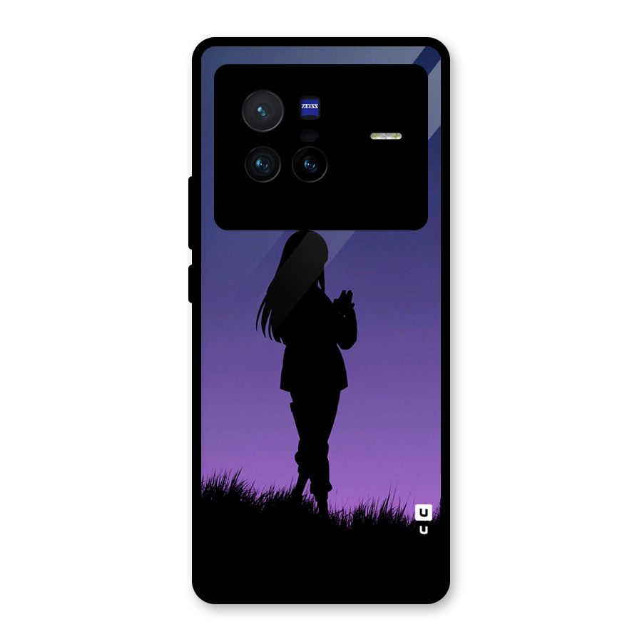 Hinata Shadow Glass Back Case for Vivo X80