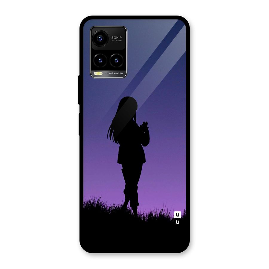 Hinata Shadow Glass Back Case for Vivo Y21T